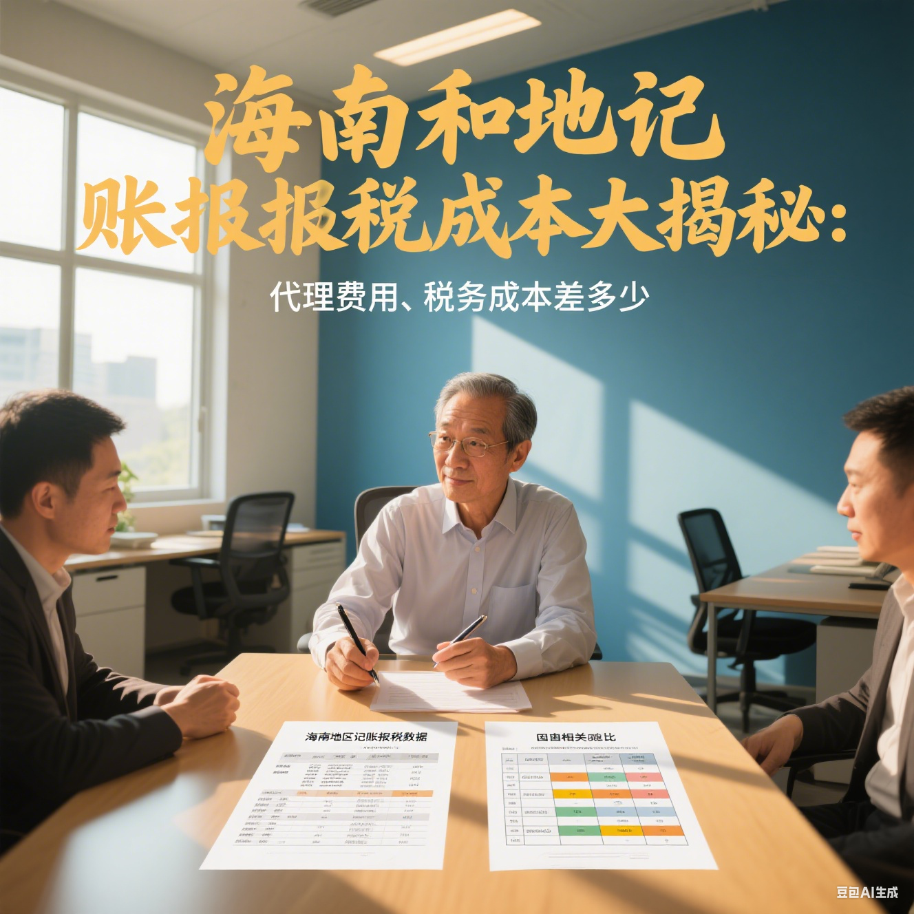 海南和内地记账报税成本大揭秘：代理费用、税务成本差多少